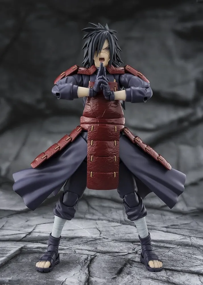 Naruto Shippuden S.H.Figuarts Action Figure Madara Uchiha Legend of Darkness 17 cm